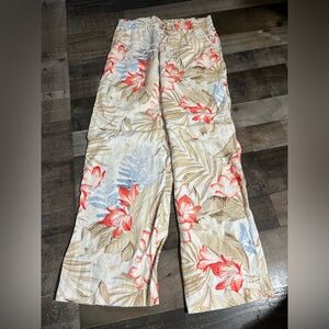 Tommy Bahama Linen Floral‎ Pants- Small